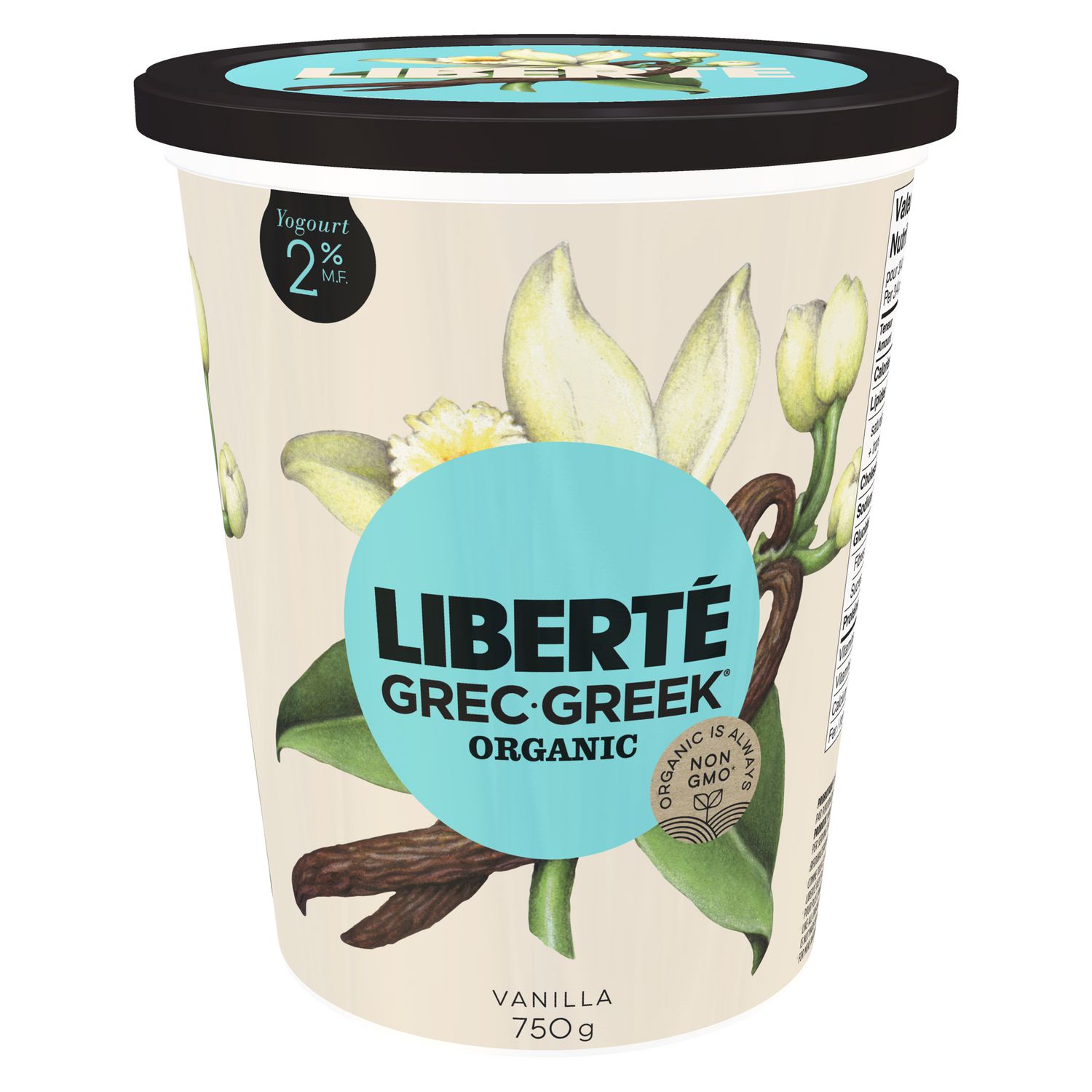 LIBERTÉ Greek Organic Vanilla Yogourt 2 M.F. Walmart Canada