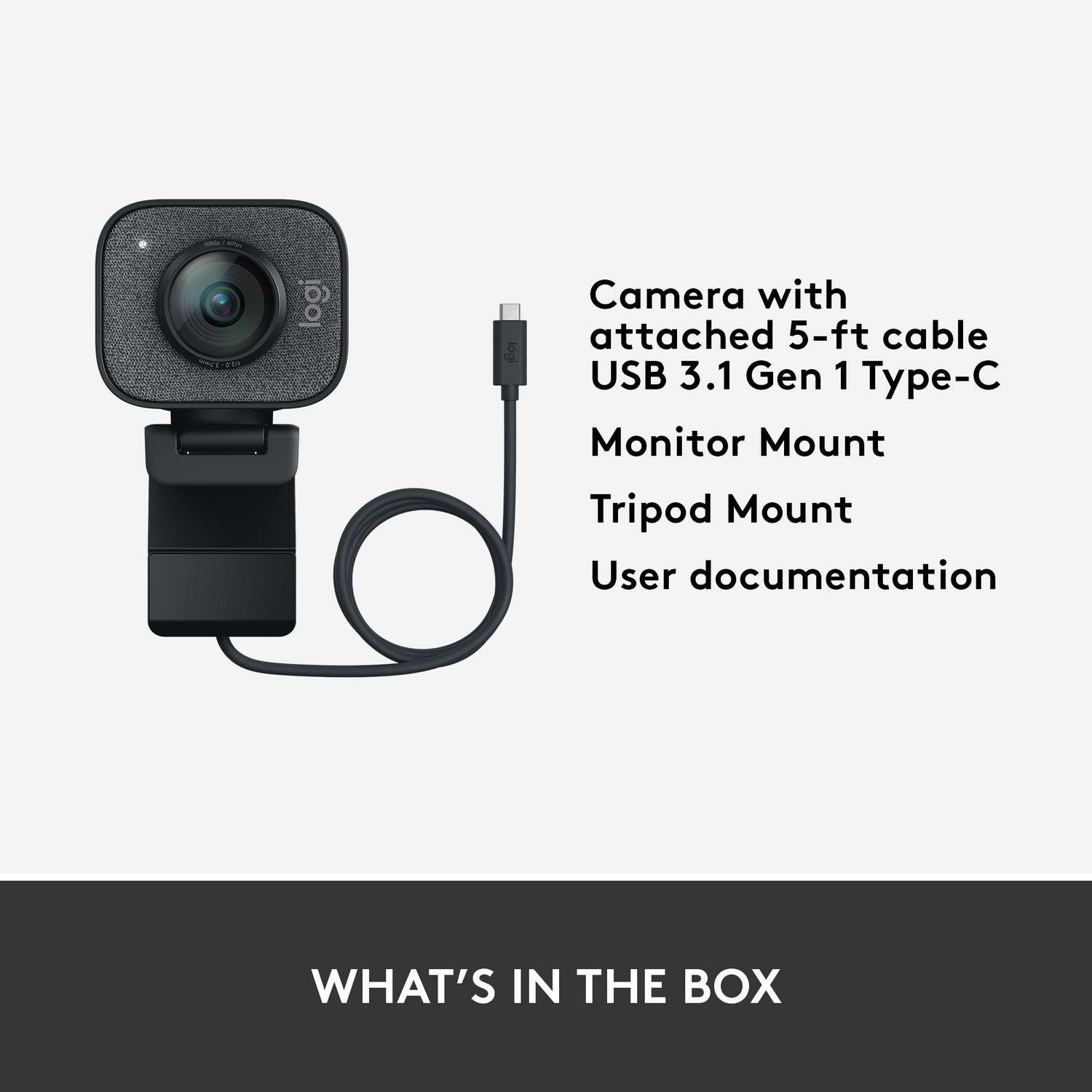 Logitech StreamCam Plus for full HD live streaming and content