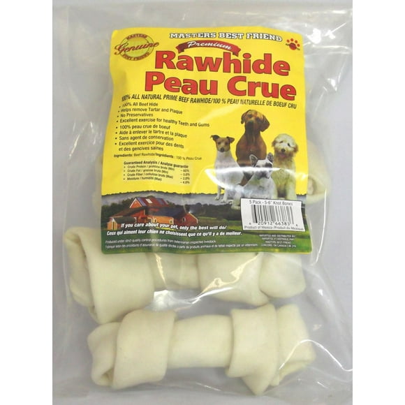 Masters Best Friend White Rawhide Bones