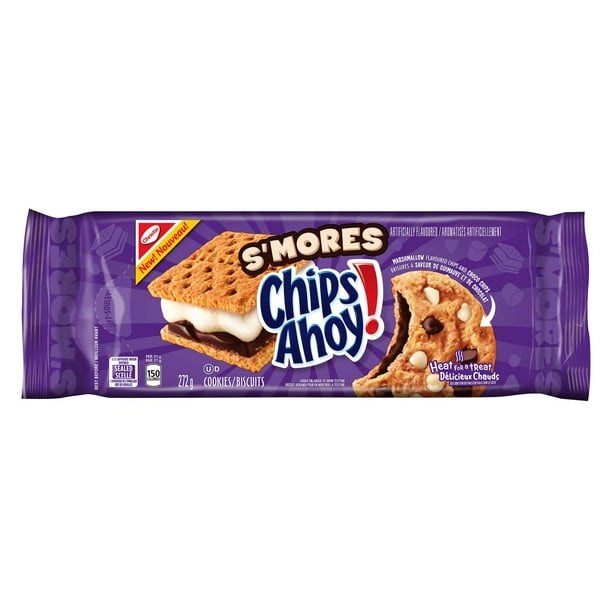 Biscuits aux brisures S'mores Chips Ahoy! de Christie à saveur de guimauve et de chocolat 272 g