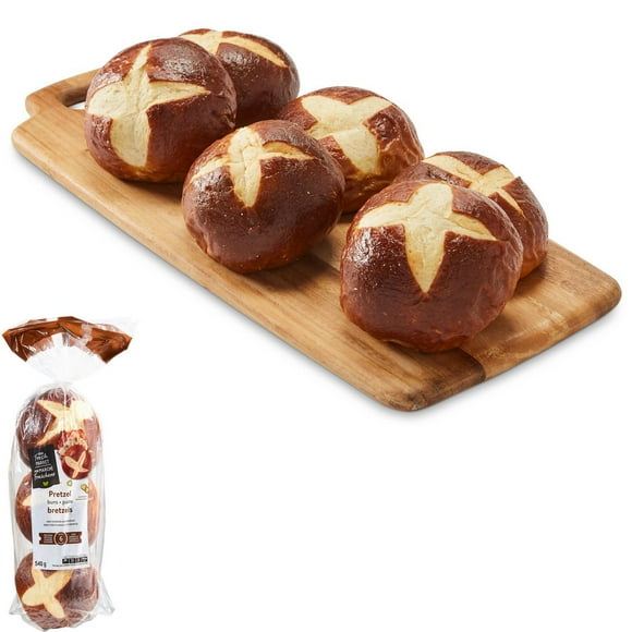 Your Fresh Market Pretzel Buns, 6 buns, 540 g