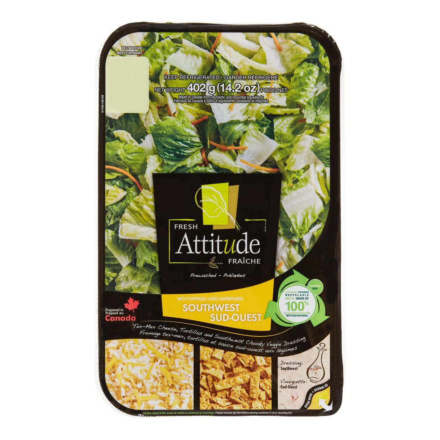 Fresh Attitude Southwest Salad Kit Walmart Canada