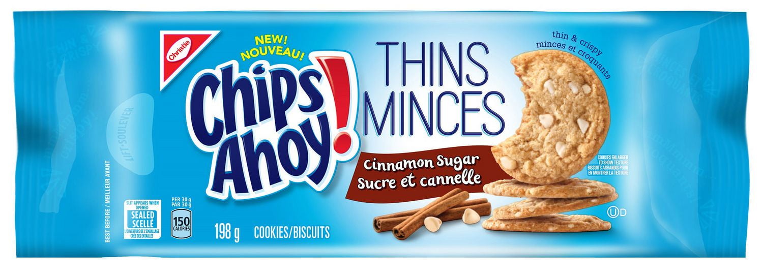 Christie Chips Ahoy! Thins Minces Cinnamon Sugar Cookies Walmart Canada