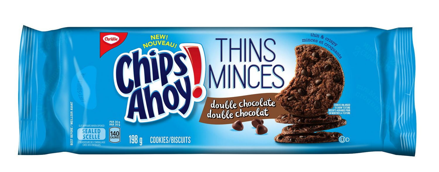 Christie Chips Ahoy! Thins Double Chocolate Cookies Walmart Canada
