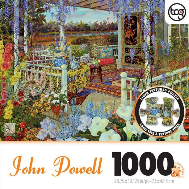 Casse-tête à texture lin John Powell de SureLox de 1 000 morceaux Éblouissante Nature