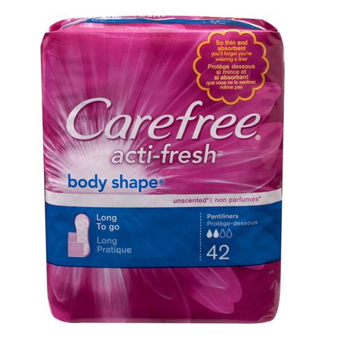 Carefree Protège-dessous non parfumé Acti-Fresh long Body ShapeMD