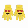 thumbnail image 1 of Generic Emoji Heart Eyes Gloves with Glitter, 1 of 1