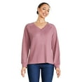 thumbnail image 1 of George Women's Henley Tee, 1 of 6
