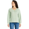 thumbnail image 1 of T-shirt henley George pour femmes, 1 of 6