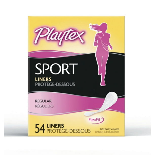 Protège-dessous réguliers Sport de Playtex emballés individuellement