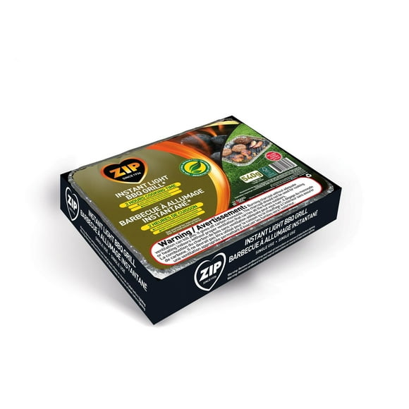 ZIP Instant Light BBQ Grill, ZIP Disposable BBQ Grill