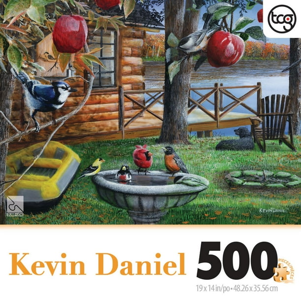 Casse-tête de 500 morceaux Birds and Cabin Kevin Daniels de Sure-Lox
