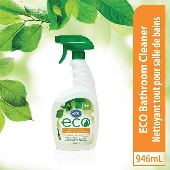 Great Value ECO Citrus Grove Bathroom Cleaner, 946 mL