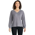 thumbnail image 1 of George Women's Henley Tee, 1 of 6