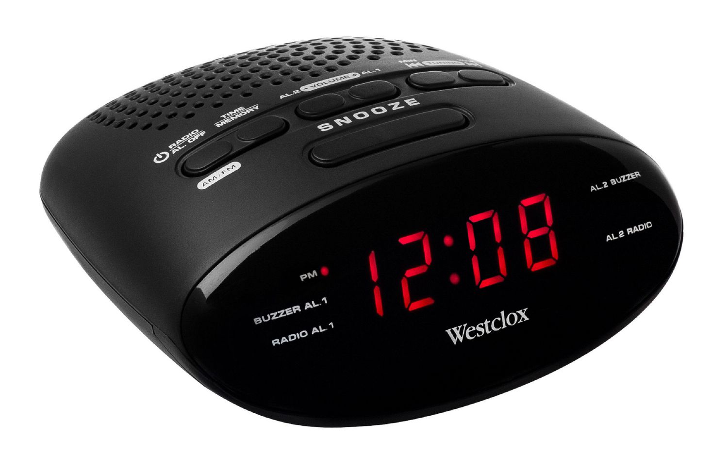 Radio-réveil AM / FM avec projecteur Westclox