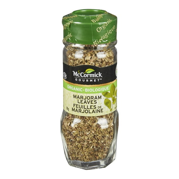 McCormick Gourmet Organic Marjoram Leaves, 10 g Walmart.ca