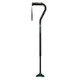 thumbnail image 1 of Hugo Ebony QuadPod Offset Cane with Ultra Stable Cane Tip, 1 of 5