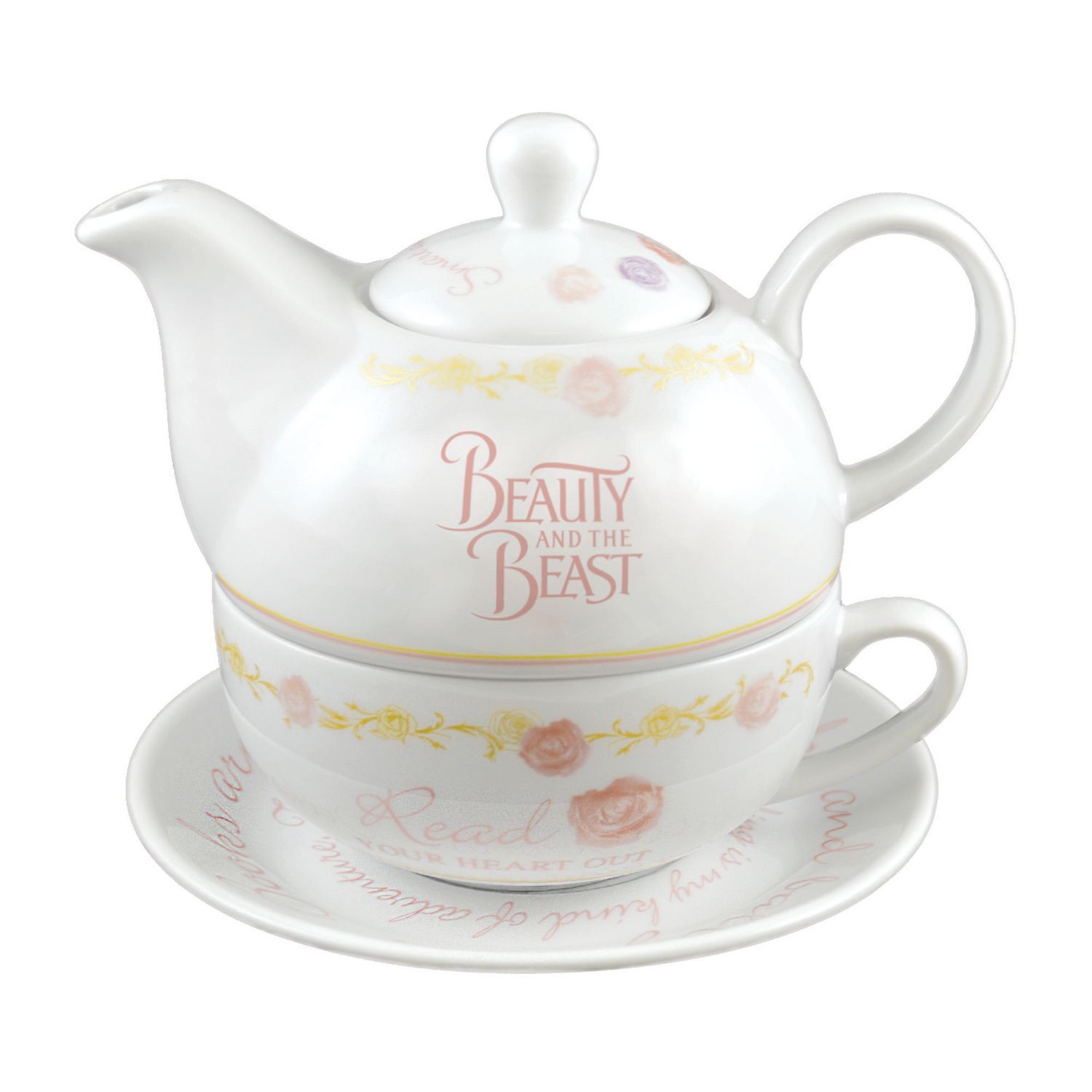 beauty and the beast tea set walmart