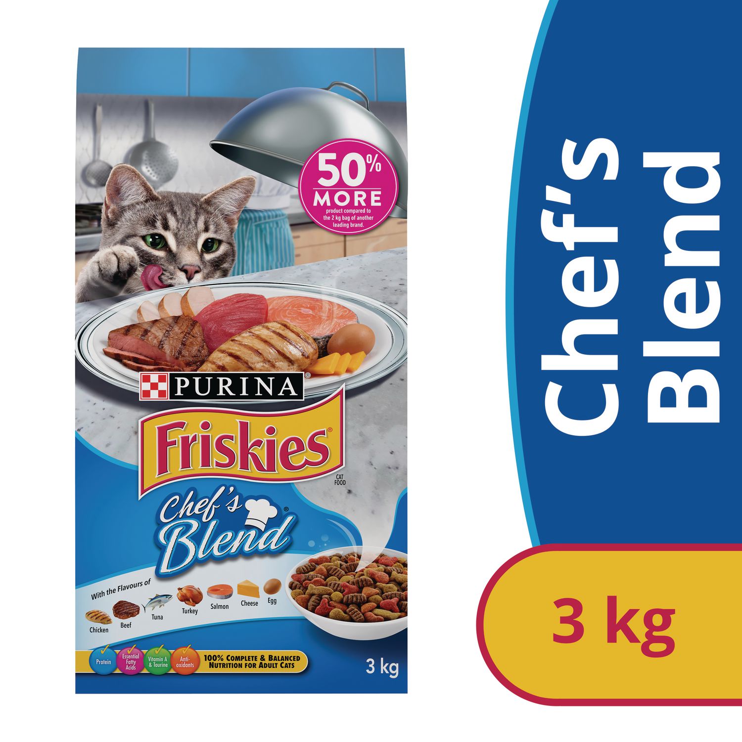 Friskies Chef's Blend Dry Cat Food 3 kg Walmart Canada