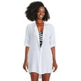 thumbnail image 1 of George Women's Long Button-Up Shirt, 1 of 6