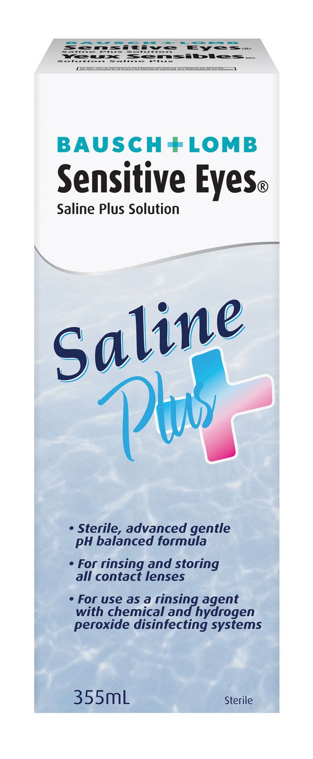Bausch + Lomb Solution polyvalente Saline Plus Yeux Sensibles