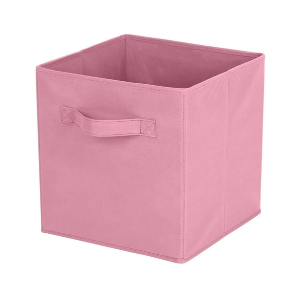 Mainstays Storage Cube Basket Bin - Great for Nursery, Playroom, Closet ...