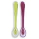 Vital Baby® - Cuillères en silicone super doux Comfygrip ™ - Lime / Violet - 2pk – image 3 sur 5