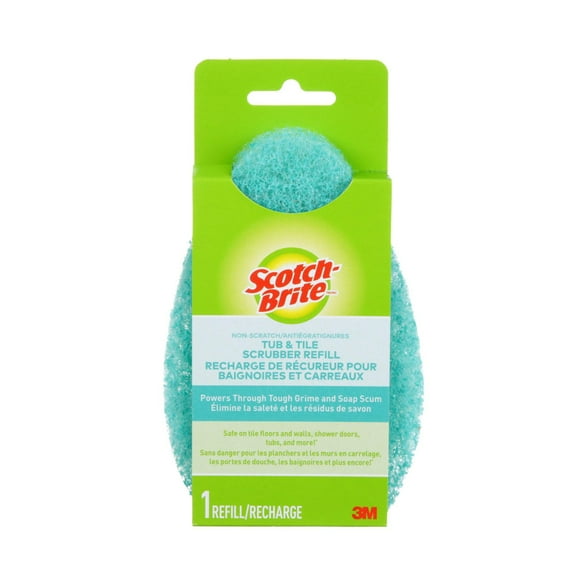 Scotch-Brite® Non-Scratch Tub and Tile Scrubber Refill, 1/Pack, Scrubber Refill