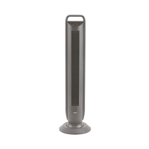 Seville Classics Gray Tower Fan With Touch Control