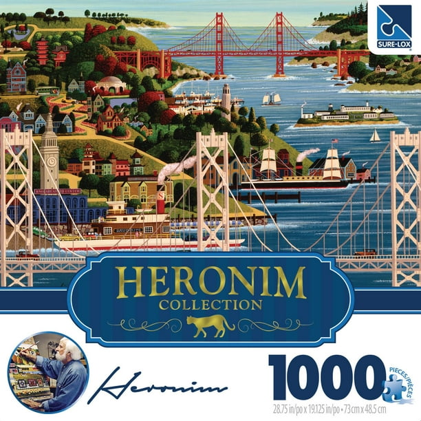Casse-tête Heronim « Ponts de San Francisco » de Sure-Lox