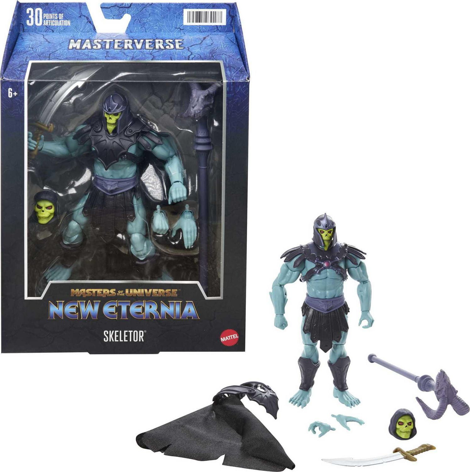 Masters of the Universe Masterverse New Eternia Skeletor Action