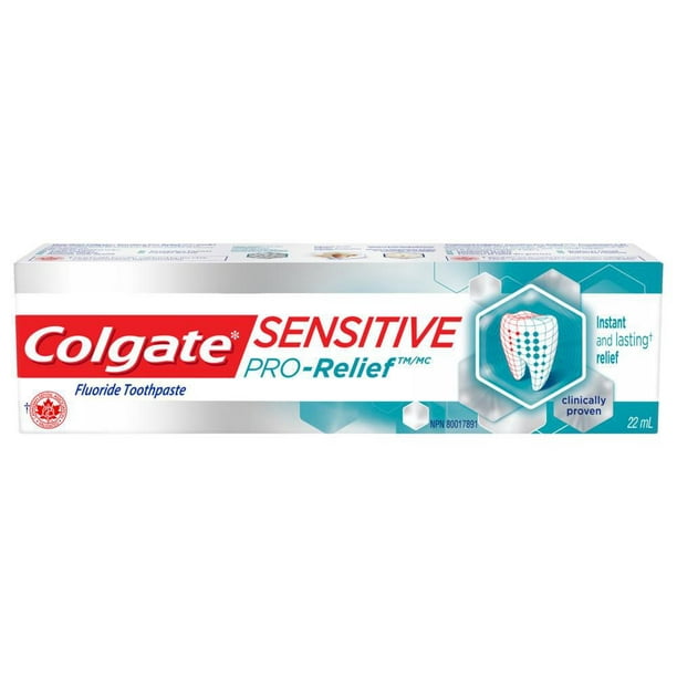 Dentifrice Colgate Sensitive Pro-Relief Répare-émail, format d’essai 22 ml