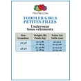 thumbnail image 4 of Fruit of the Loom Toddler Girls 6PK Assorted 100% Ringspun Cotton Brief, size 2T/3T, 4 of 5