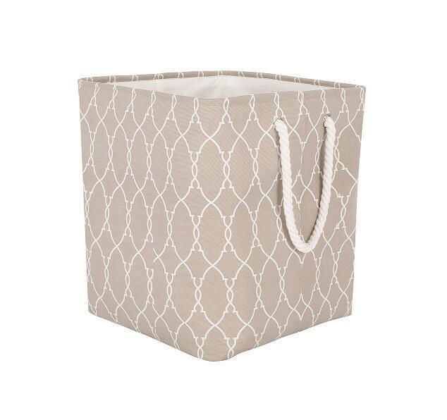 MAINSTAYS Square Canvas Grey Laundry Hamper Walmart Canada