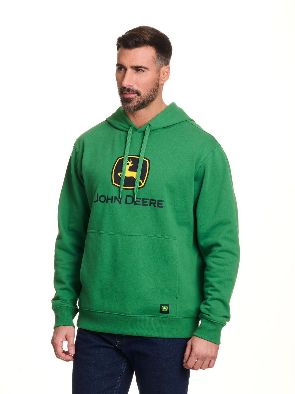 John Deere Men’s Core Logo Pullover Fleece Hoodie, Hoodie