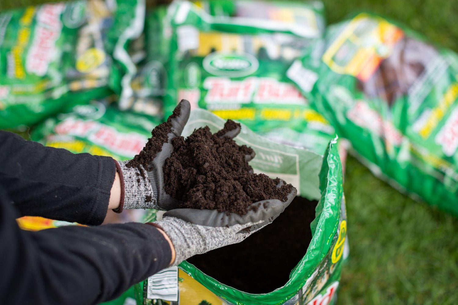 Scotts turf deals builder lawn soil