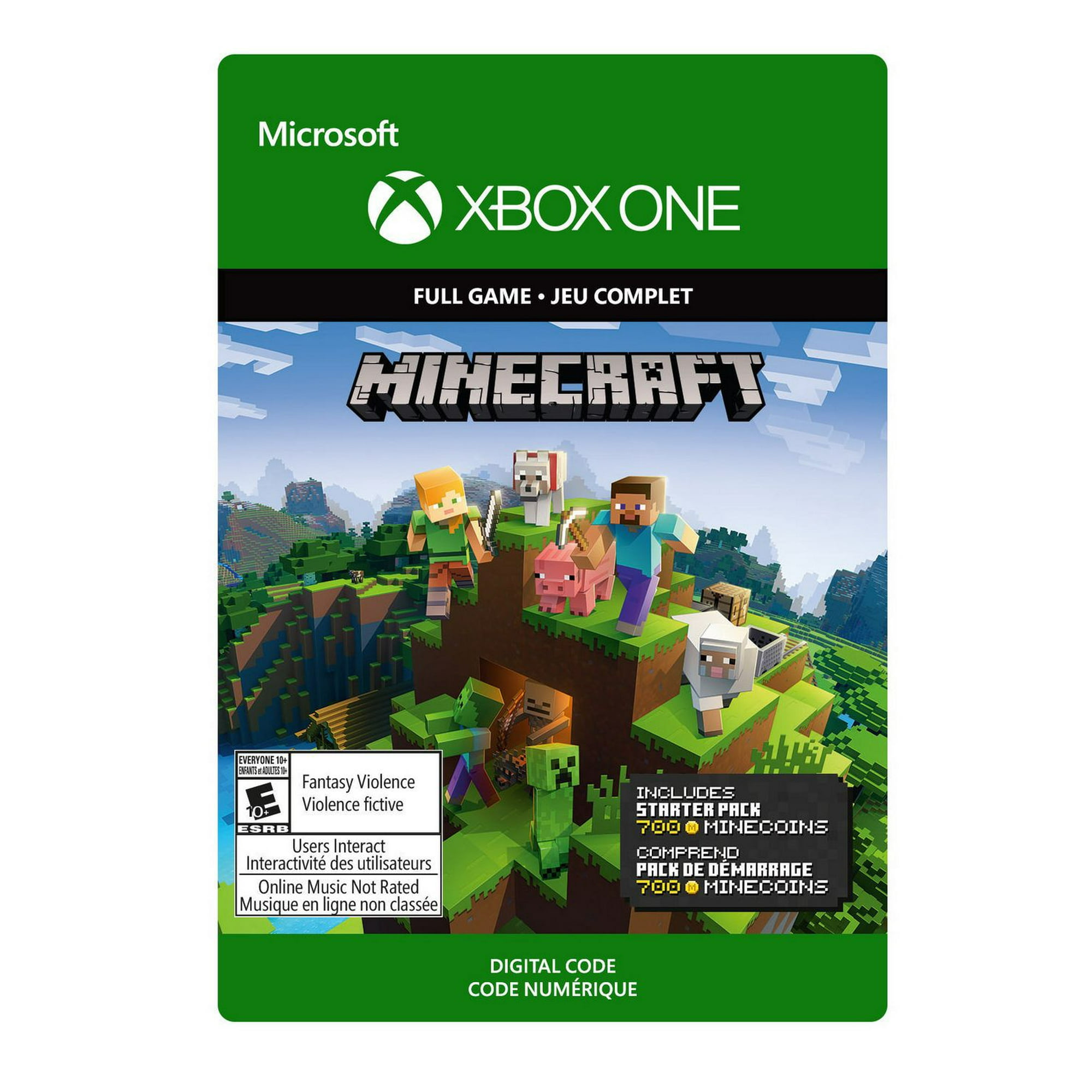 Minecraft sur Xbox One 