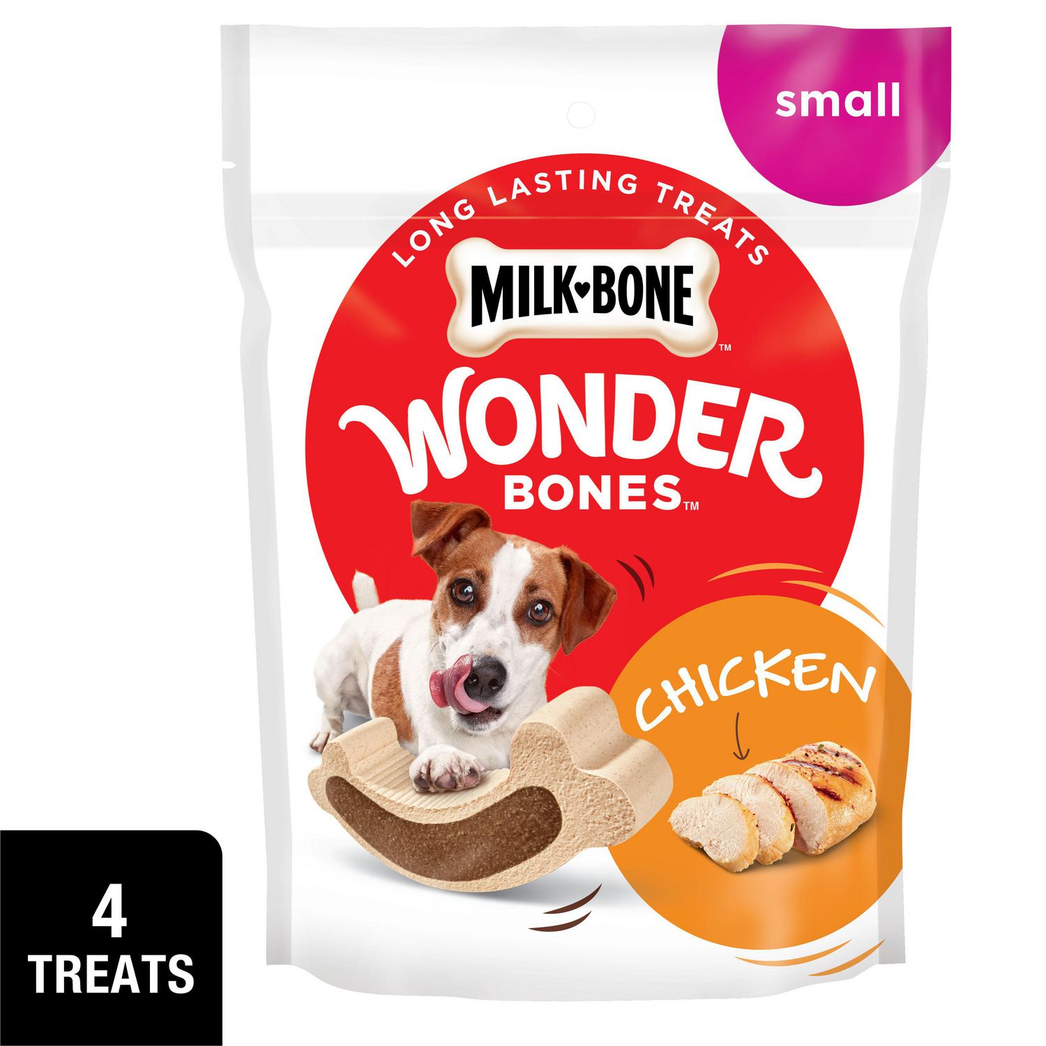 MilkBone Wonder Bones Small Dog Long Lasting Treats 176g Walmart Canada