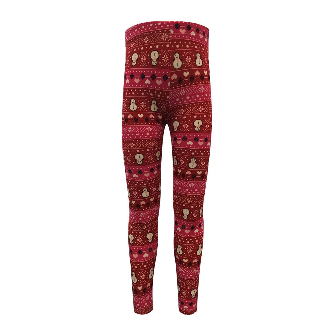 Girls Print Christmas Leggings Walmart Canada