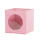 Bac de rangement avec fenêtre Mainstays Kids en cube de couleur rose – image 1 sur 2