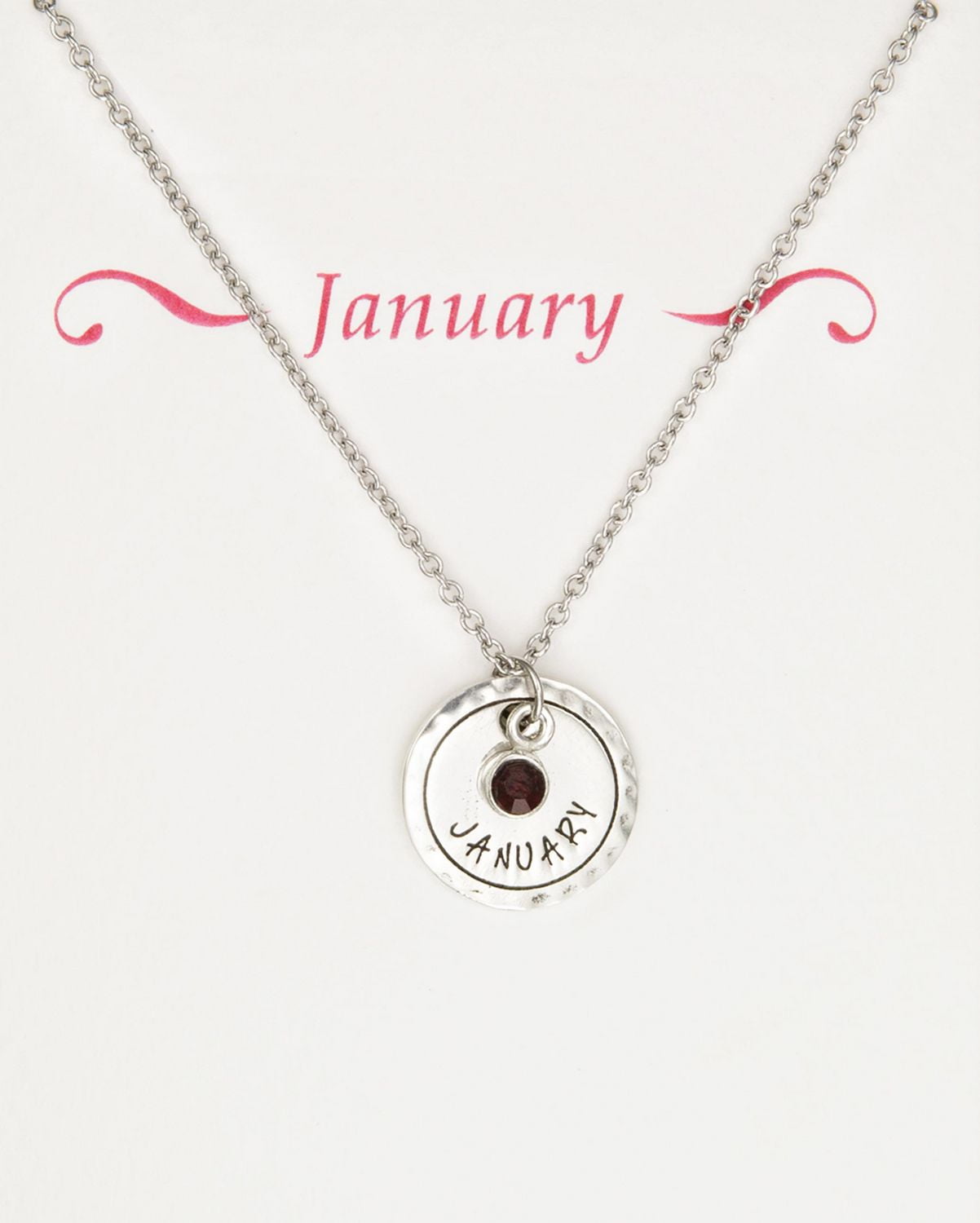 January birthstone necklace on sale walmart