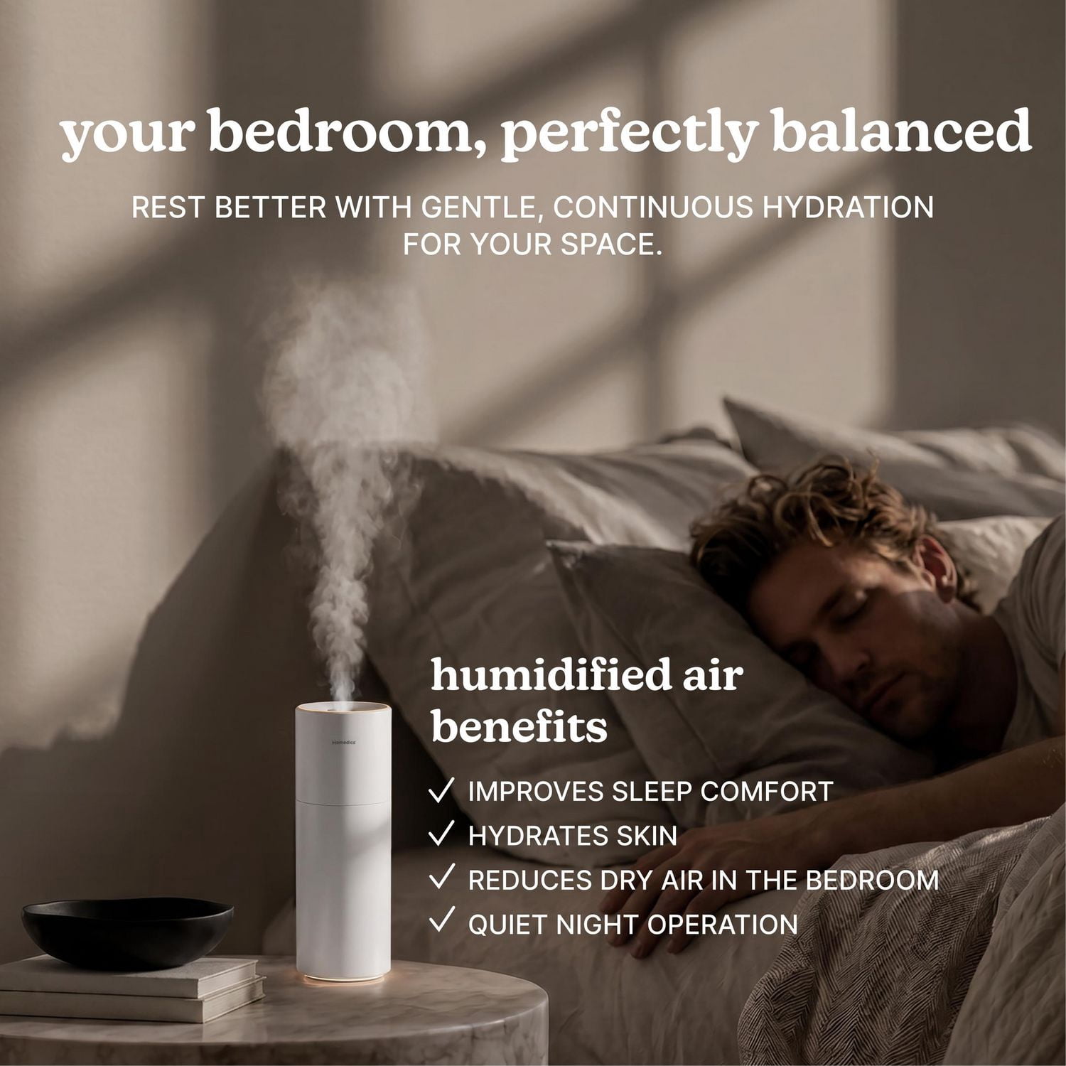 thumbnail image 4 of Humidificateur à ultrasons portable Homedics TotalComfort, 4 of 7