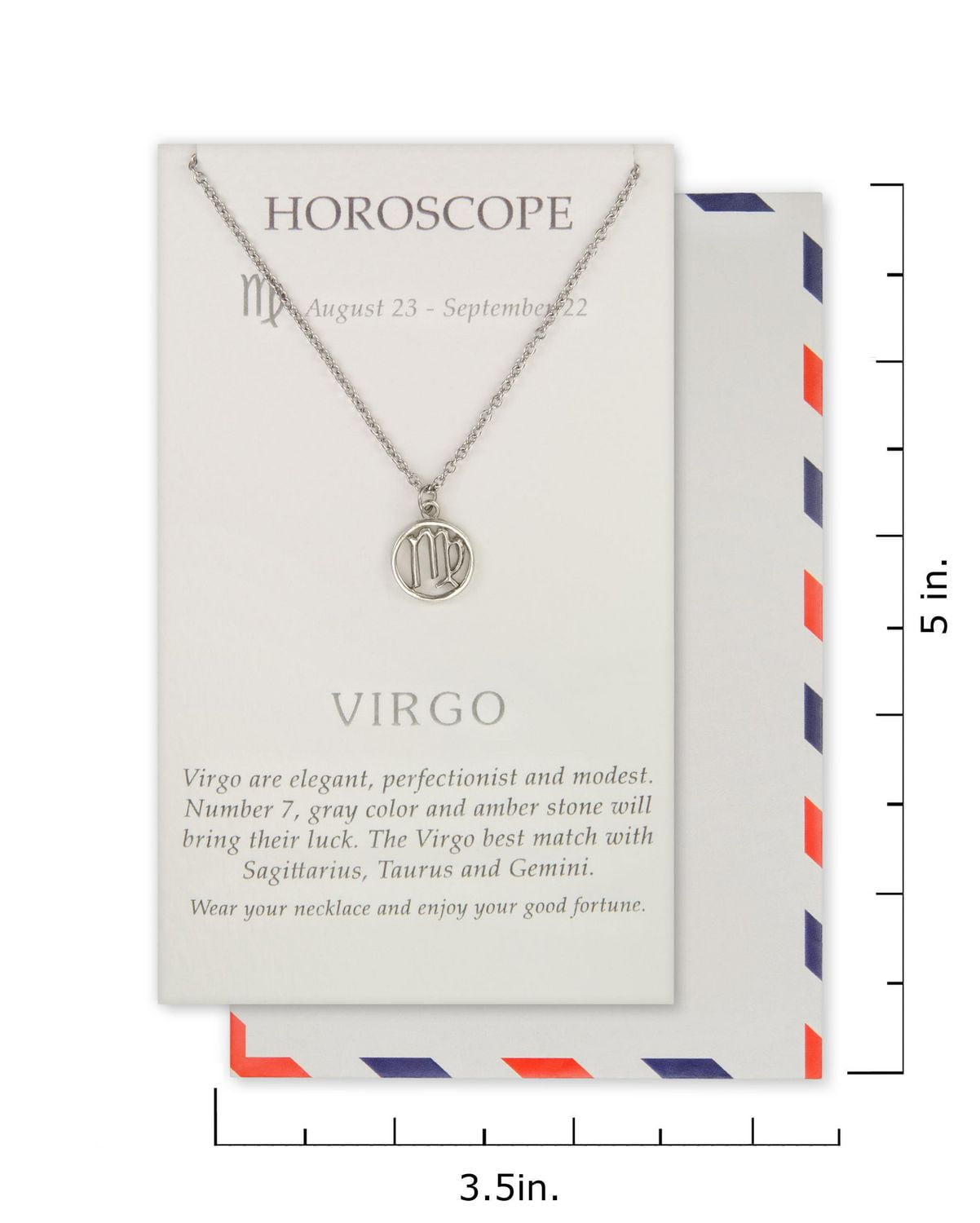 Save the Moment  Collier Zodiac Vierge