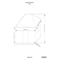 thumbnail image 4 of Sojag Gazebo Winter Cover, 4 of 6