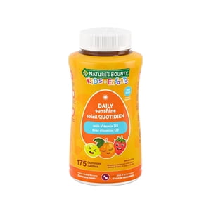 NATURE'S BOUNTY KIDS Daily Sunshine With Vitamin D3, Only Sugar, Supports Immune Function, Helps Development Of Bones And Teeth, Aids In Absorption Of Calcium And Phosphorus