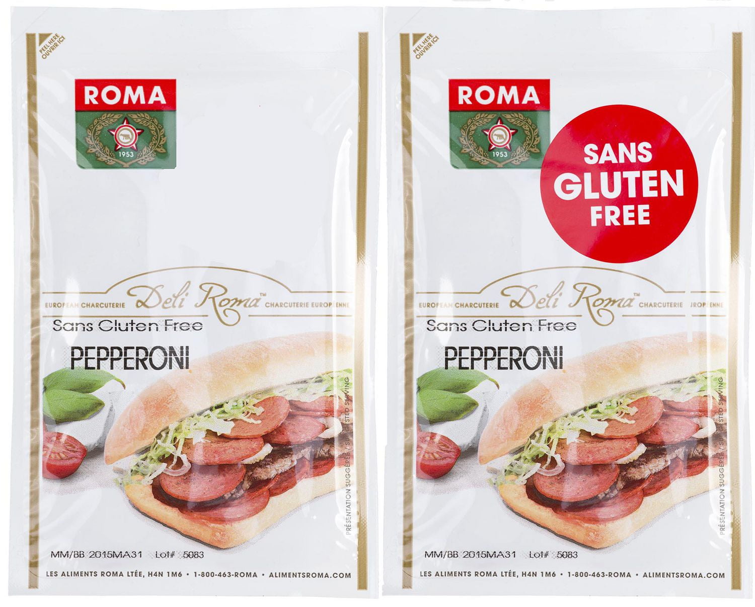 Roma Gluten Free Mild Pepperoni Walmart Canada