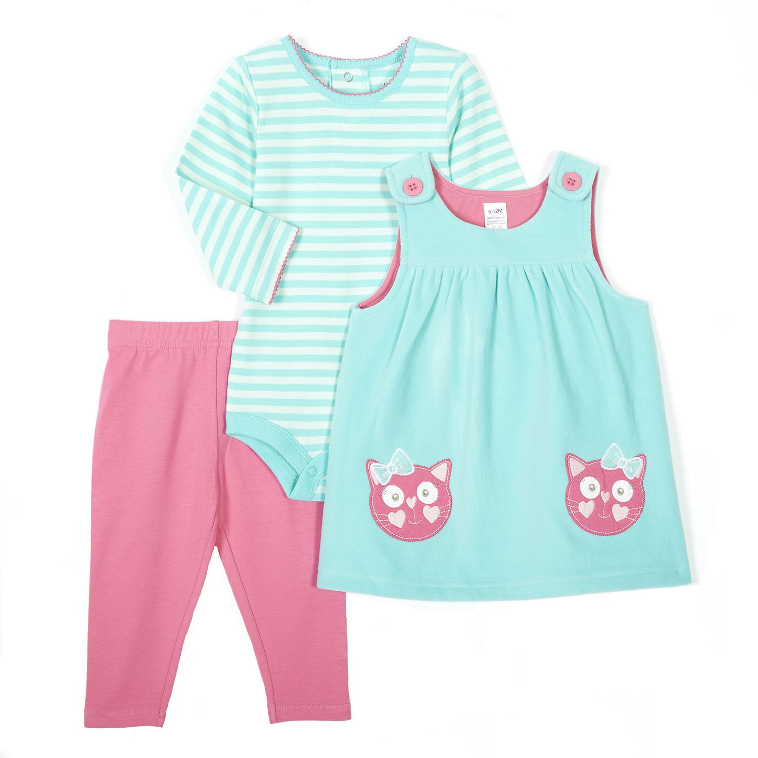 baby Girls™ 3Piece Micro Fleece Jumper Set Walmart Canada