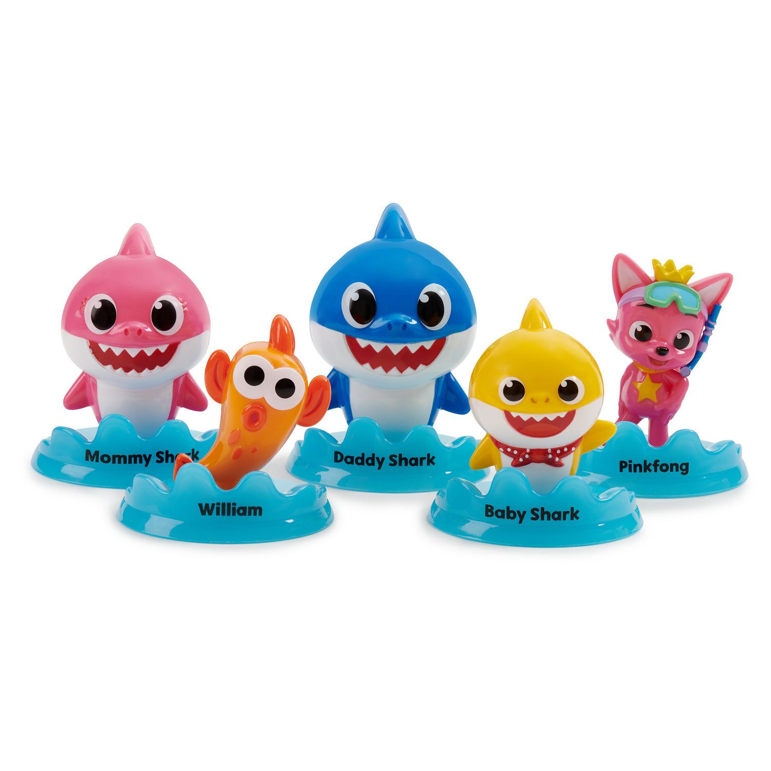 Pinkfong Baby Shark Official 5Figure Pack Baby Shark and Friends