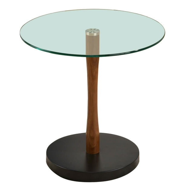 Table D'appoint Massif/Métal Noir