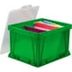 Storex Cube de Stockage et de Classement / Vert (3 unités /paquet) – image 2 sur 3